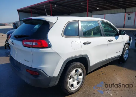 2016 Jeep Cherokee Sport from USA, damaged, VIN 1C4PJLAB6GW264750